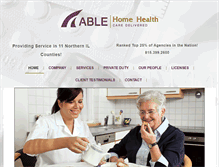 Tablet Screenshot of ablehome.com